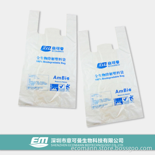 Bio-Degradable Plastic Shopping Bags